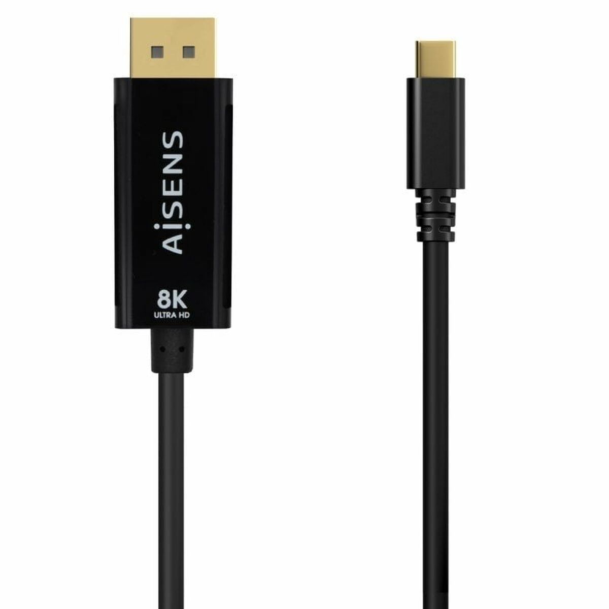USB-C till DisplayPort Adapter Aisens A109-0689 Svart 1,8 m