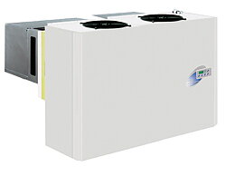 Genom väggen-monoblock kylaggregat, -18 °C/-25 °C, på 53,0 m³ /28,9 m³