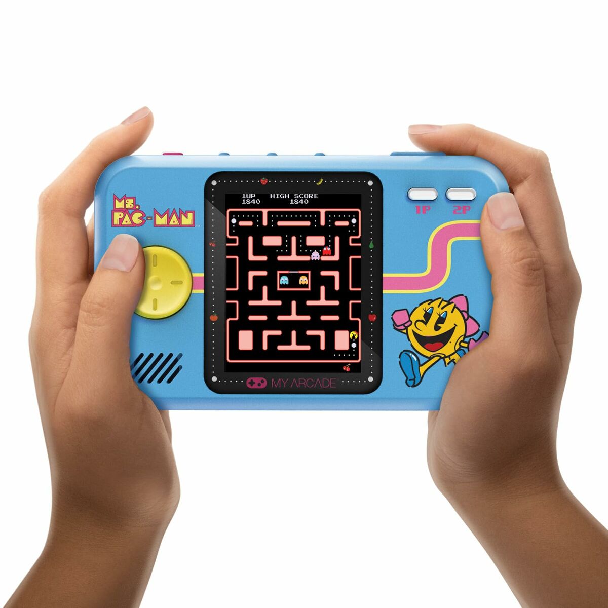 Bärbar spelkonsol My Arcade Pocket Player PRO - Ms. Pac-Man Retro Games Blå - 3