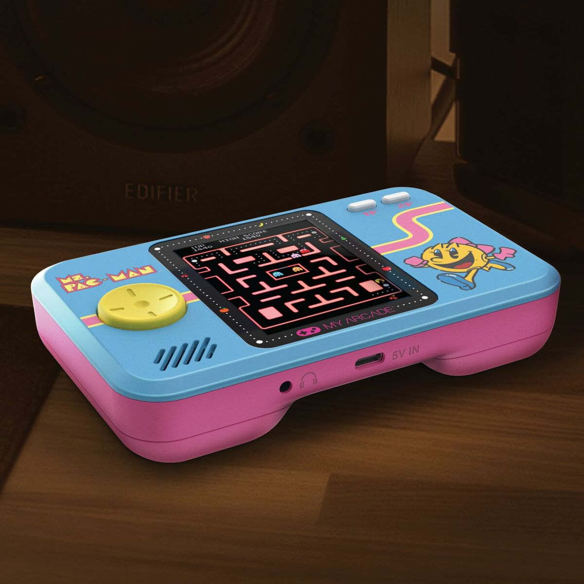 Bärbar spelkonsol My Arcade Pocket Player PRO - Ms. Pac-Man Retro Games Blå - 7
