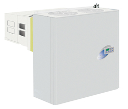 Genom väggen-monoblock kylaggregat, -5 °C +5 °C, 11,3 m³ /19,3 m³