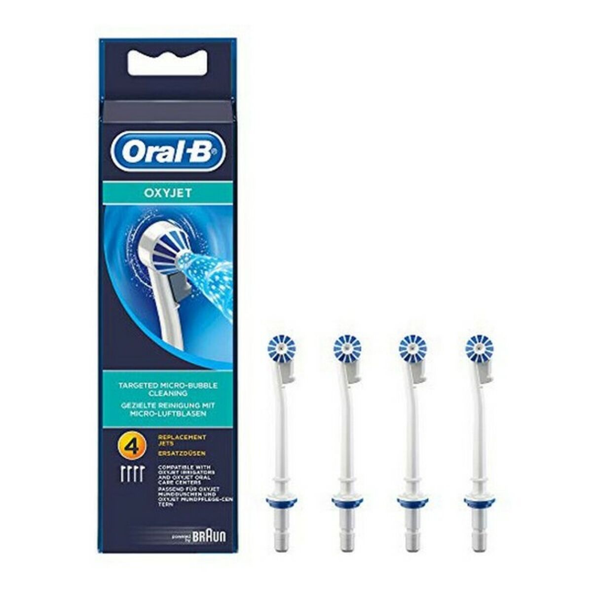 Reservdel till Eltandborste Oral-B ED 17-4 Vit 4 antal - 4