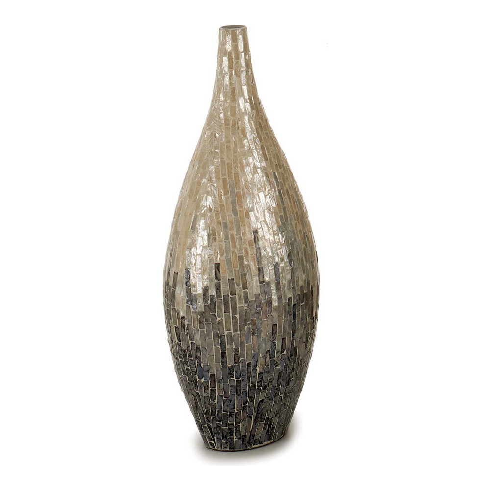Vas Gift Decor BIG-S3603671 Grå Pärlemor spånskiva - 2
