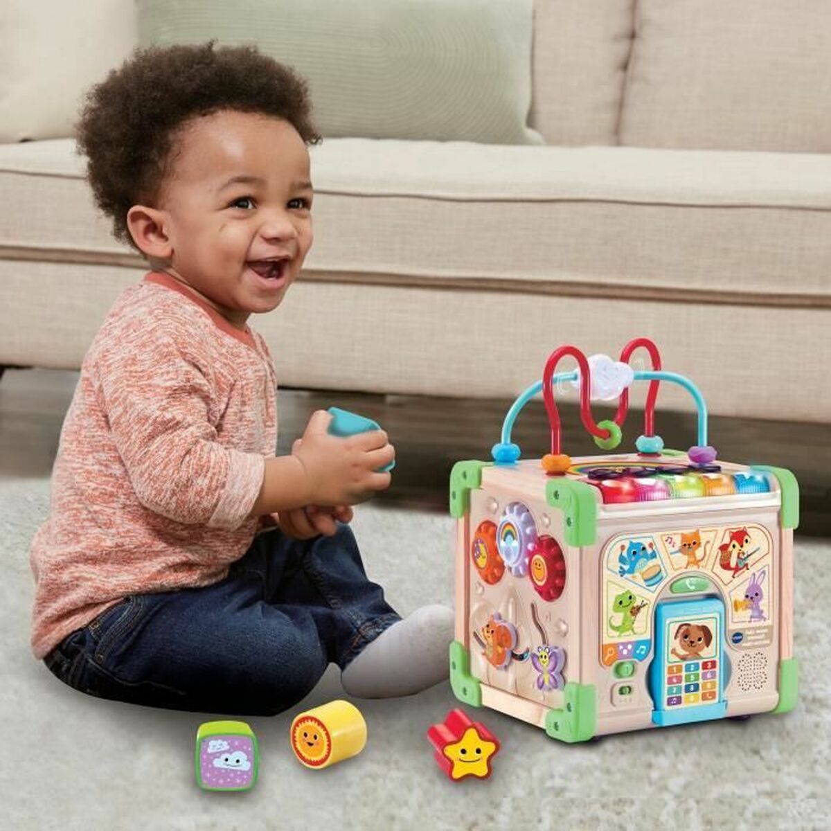 Aktivitetscentrum Vtech Baby 80-617105 Brun Multicolour - 10