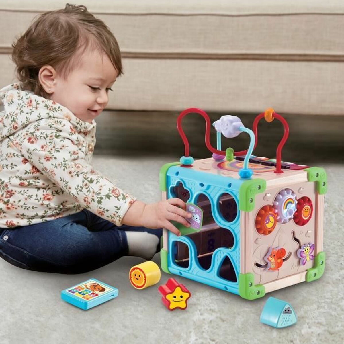 Aktivitetscentrum Vtech Baby 80-617105 Brun Multicolour - 11