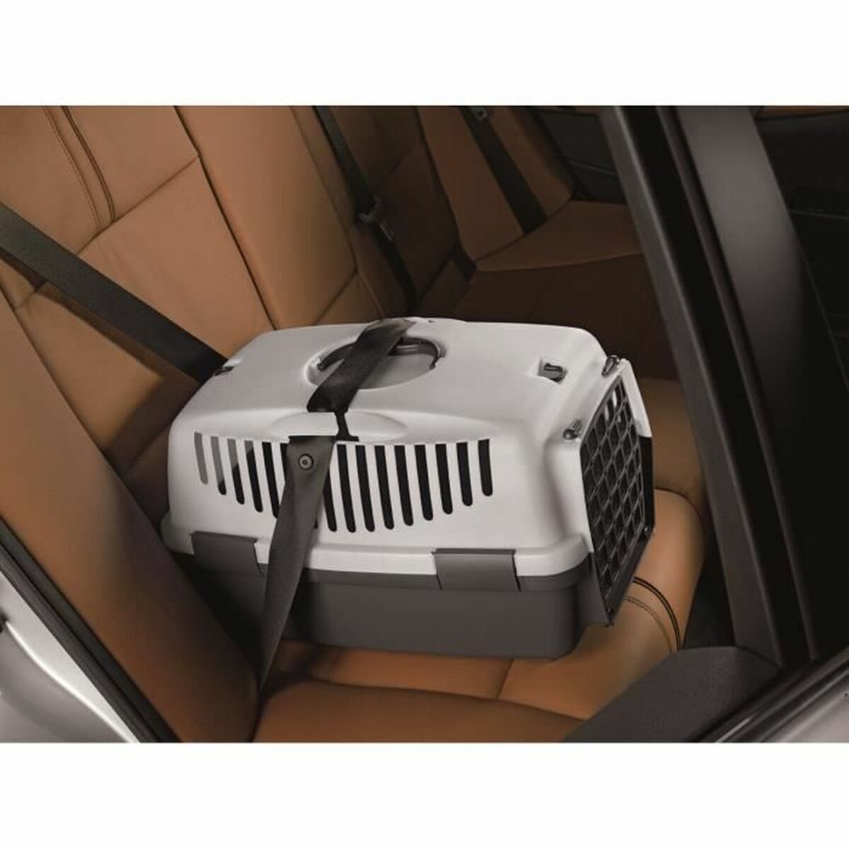 Transporter Stefanplast Gulliver 61 x 40 x 38 cm Grå Metall PVC - 2