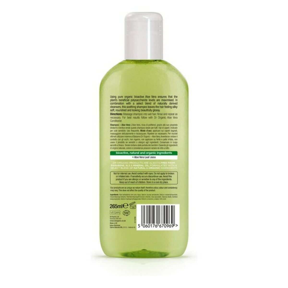 Schampo Dr.Organic Aloe Vera Aloe Vera 265 ml - 2
