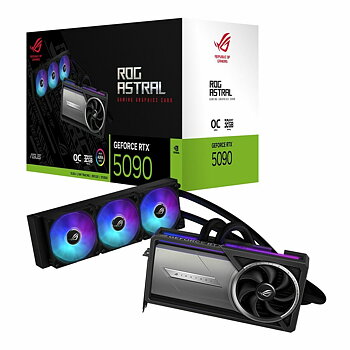 Grafikkort Asus ROG Astral LC nvidia geforce rtx 5090 GDDR7