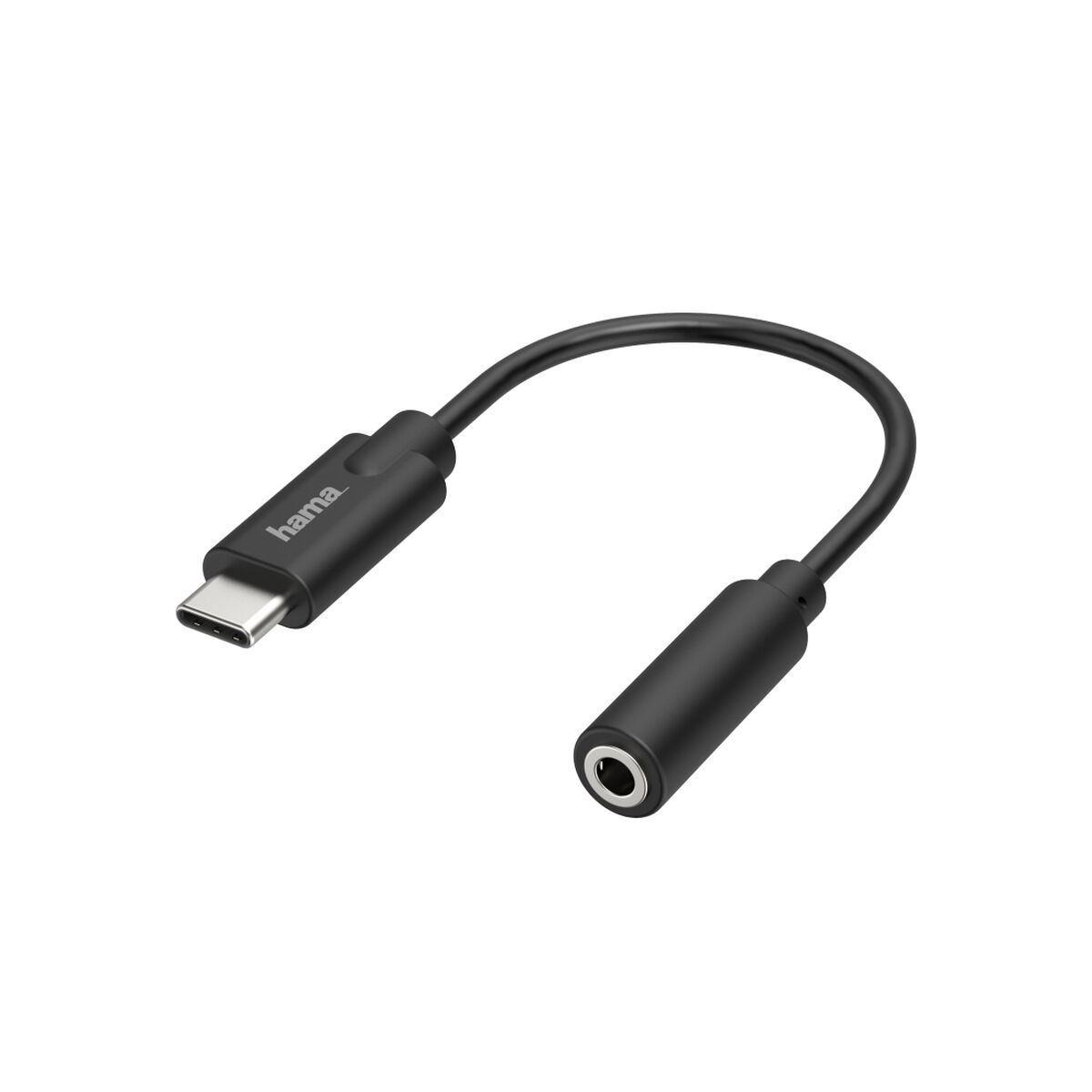 USB C till Jack 3.5 mm Adapter Hama 00200318 Svart - 2