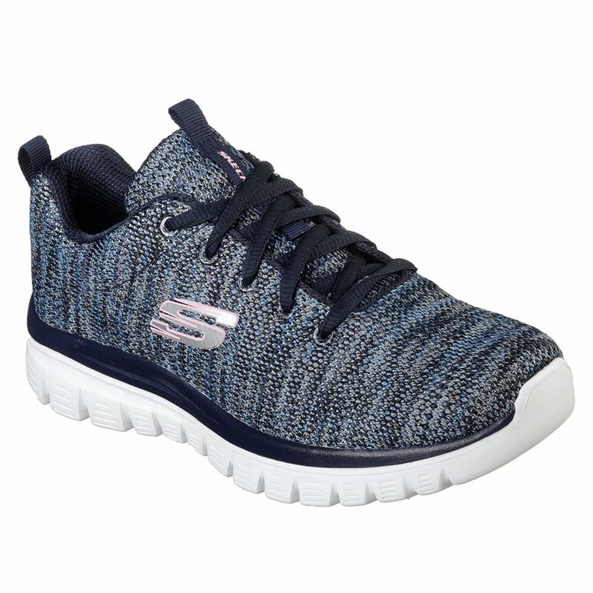Gymnastiksko, Dam Skechers Graceful-Twisted Mörkblå - 3