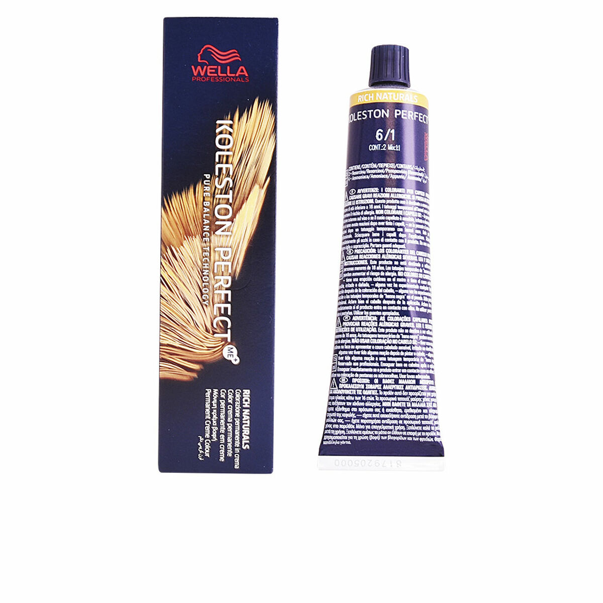 Permanent färg Wella Koleston Perfect Nº 6.1 (60 ml)