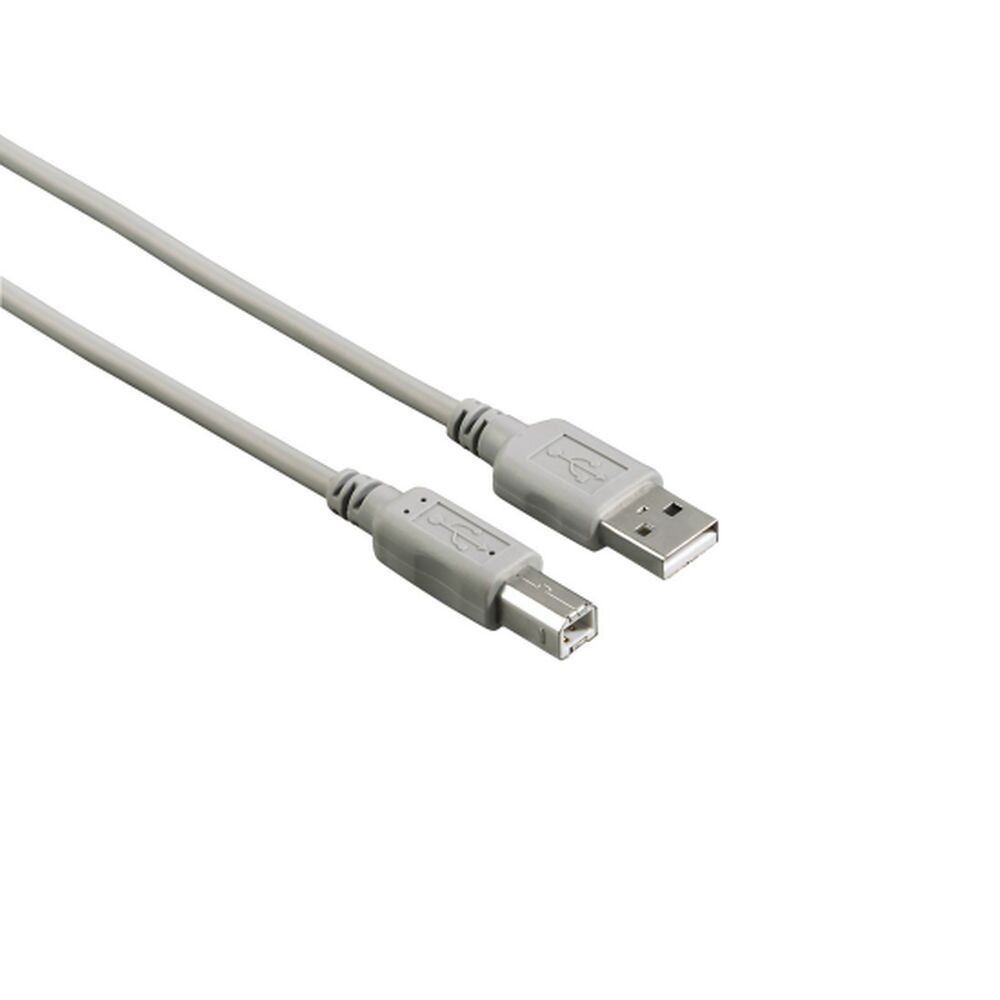 USB A till USB B Kabel Hama 00200900 1,5 m Grå