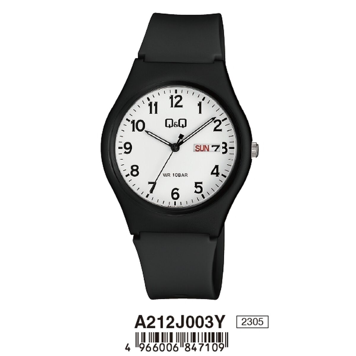 Herrklocka Q&Q A212J003Y (Ø 38 mm) - 5