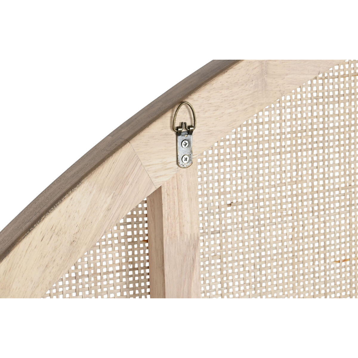 Sänggavel Home ESPRIT Naturell Gummiträ 180 x 3,5 x 120 cm - 2