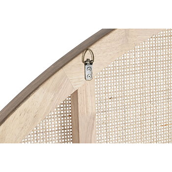Sänggavel Home ESPRIT Naturell Gummiträ 180 x 3,5 x 120 cm