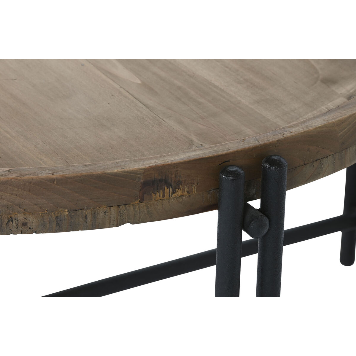 Soffbord Home ESPRIT Trä Metall 90 x 90 x 45 cm - 2