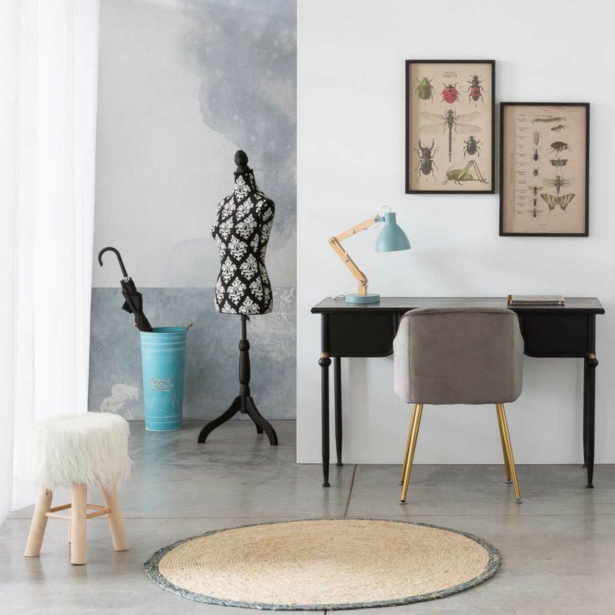 Matsalsstol Alexandra House Living Grå 56 x 78 x 55 cm - 3