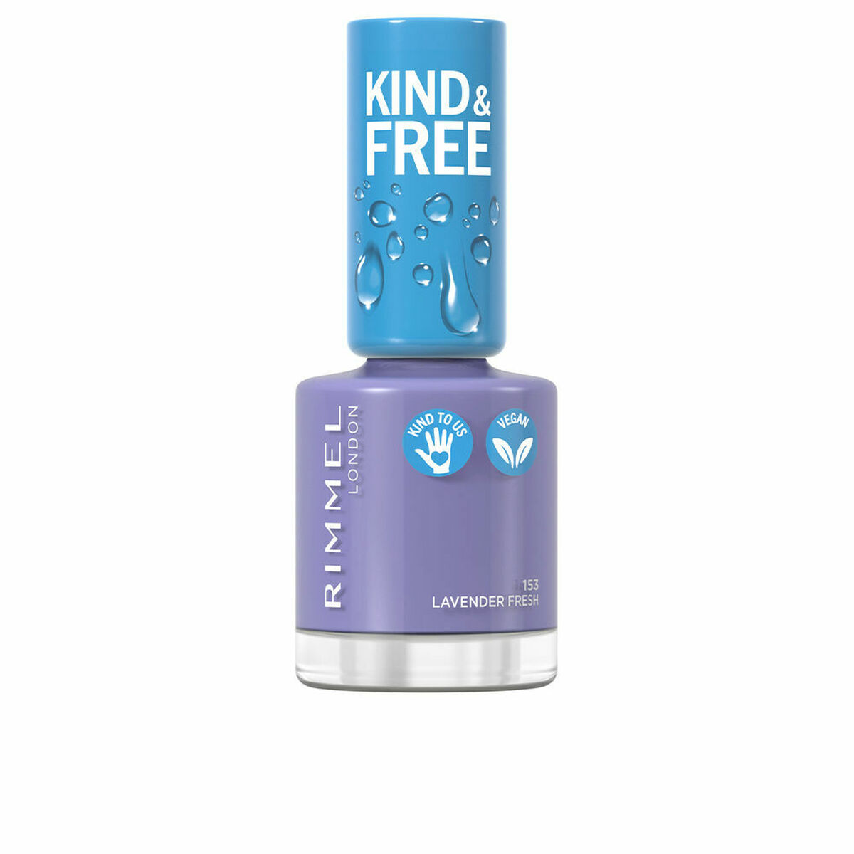 nagellack Rimmel London Kind & Free 153-lavender light (8 ml) - 3
