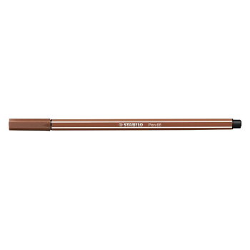Tuschpennor Stabilo Pen 68 Sanguina Brun (10 Delar)
