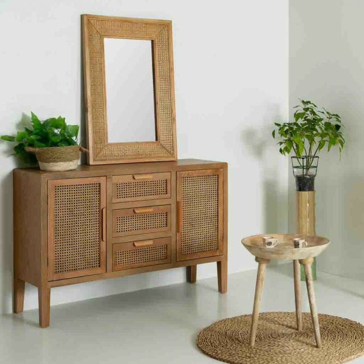 Väggspegel Alexandra House Living 4 x 90 x 60 cm Rektangulär - 3