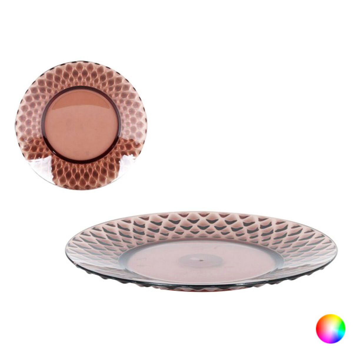 Platt skål Diamond