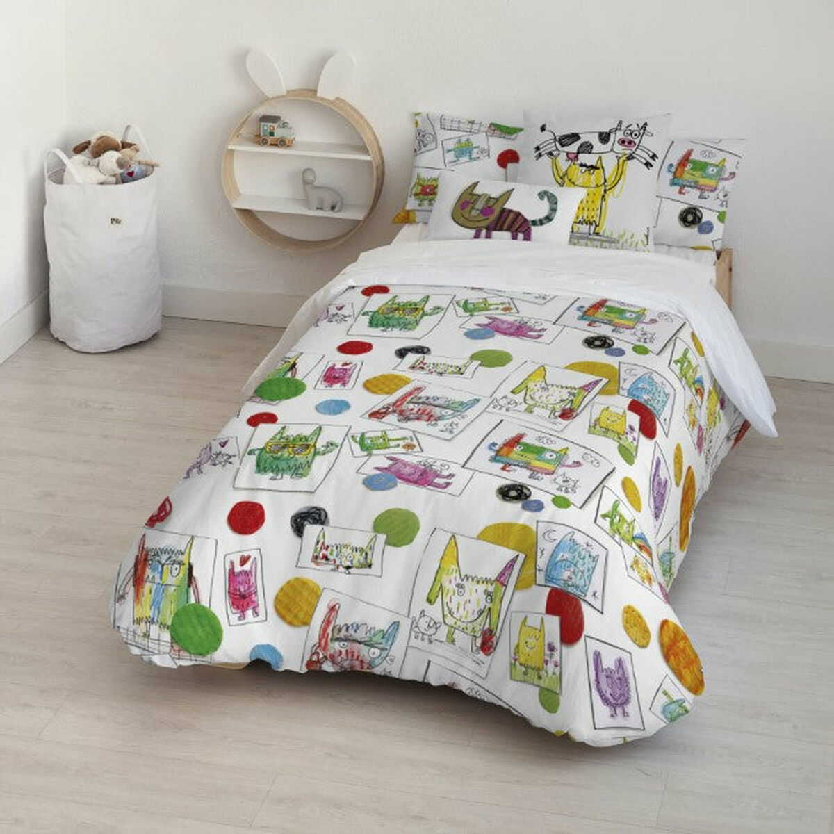 Påslakan Decolores Indiana Multicolour 175 Trådar 155 x 220 cm
