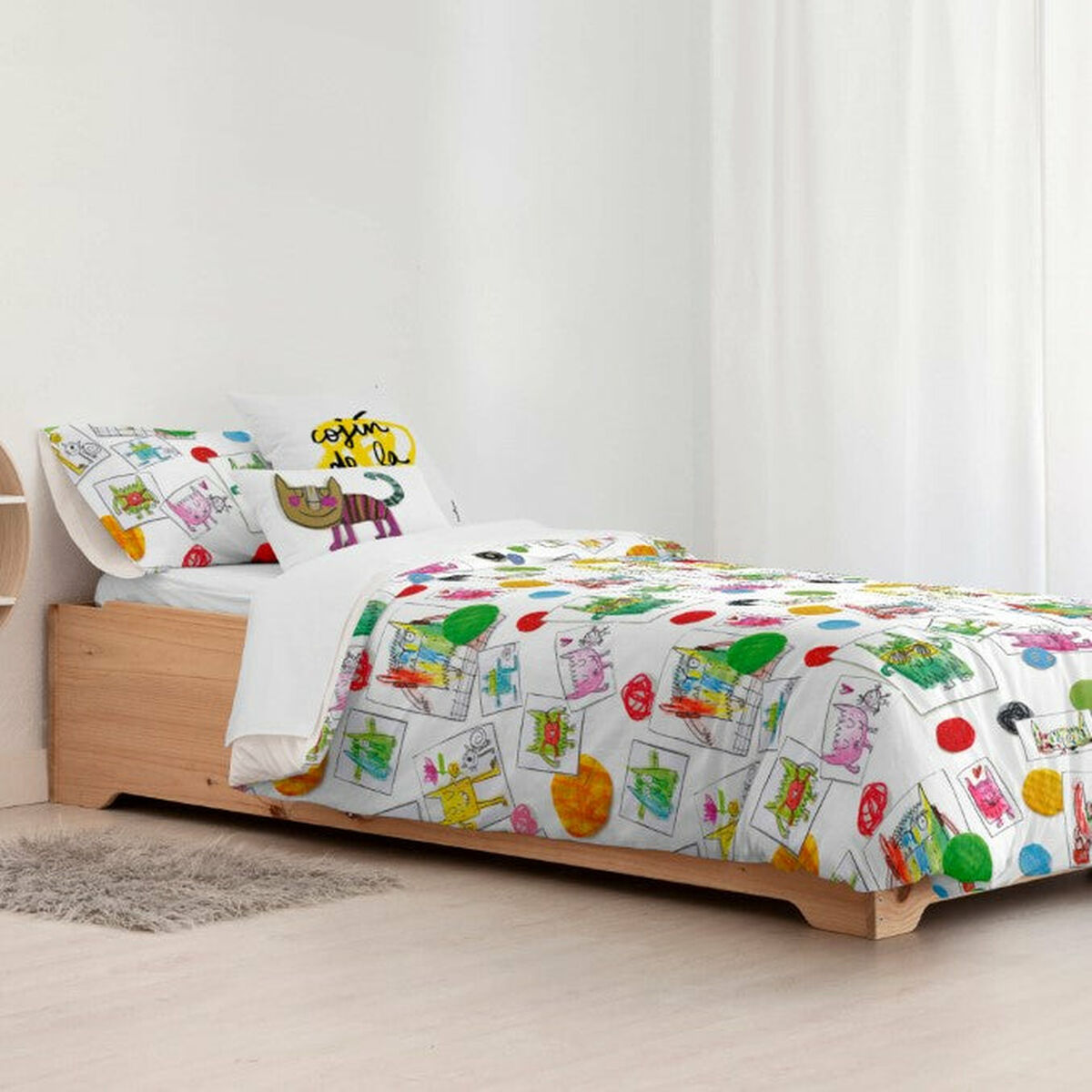 Påslakan Decolores Indiana Multicolour 175 Trådar 155 x 220 cm - 3