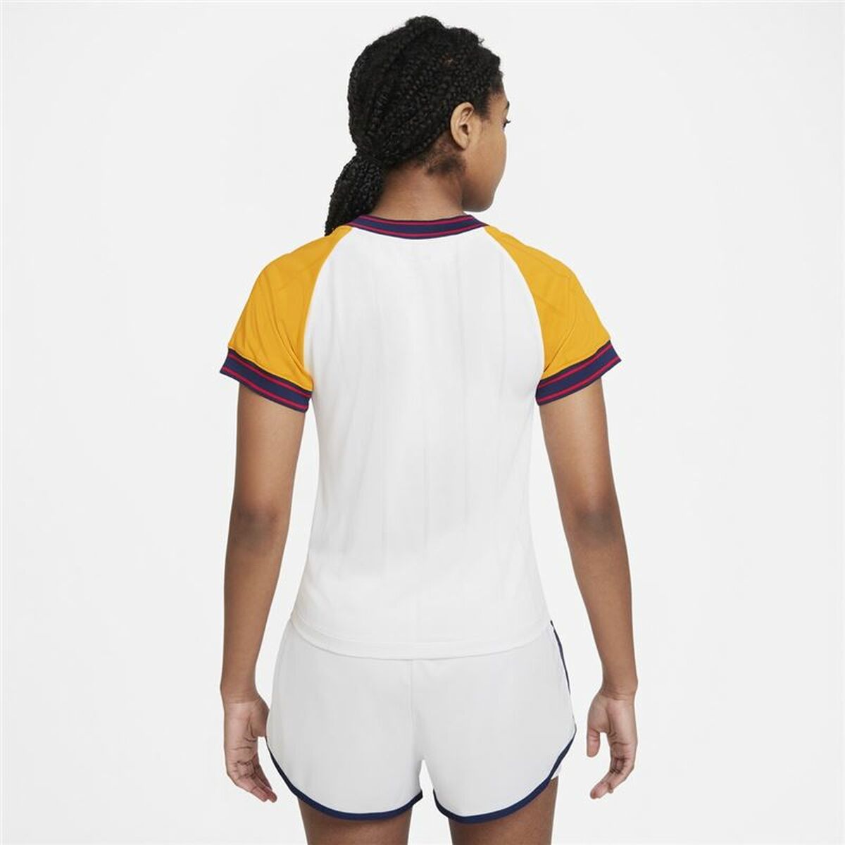 T-shirt med kortärm Dam Nike Court Dri-Fit Slam Vit - 2