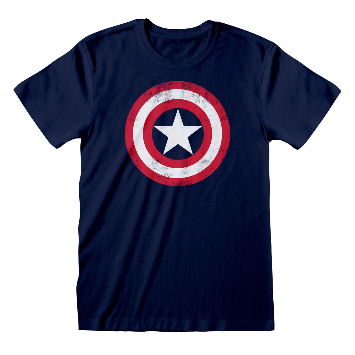 T-shirt med kortärm Capitán América Captain America Shield Blå Unisex - 3