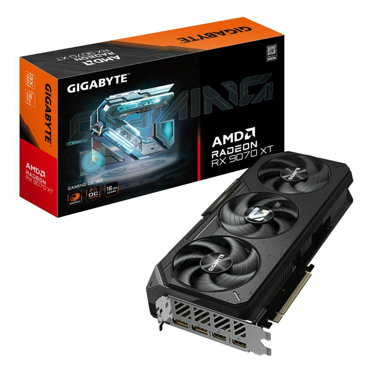 Grafikkort Gigabyte 9VR907XTGO-00-G10 radeon rx 9070 xt 16 GB GDDR6 - 2