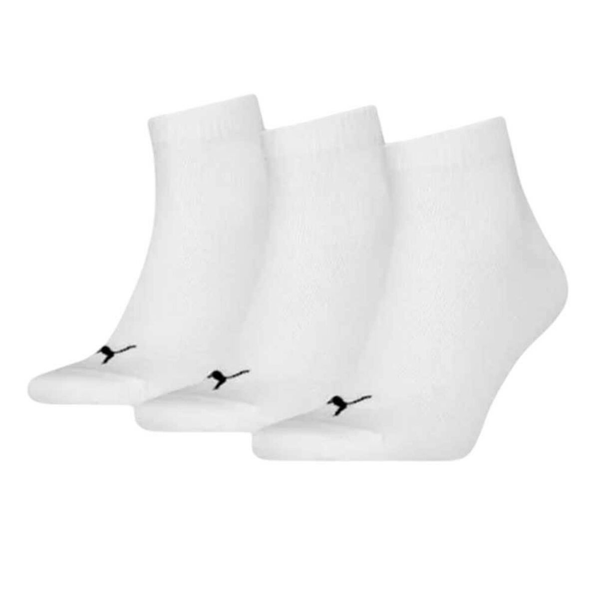 Sportstrumpor Puma QUARTER PLAIN 3P 701230337 300 Vit 3 par