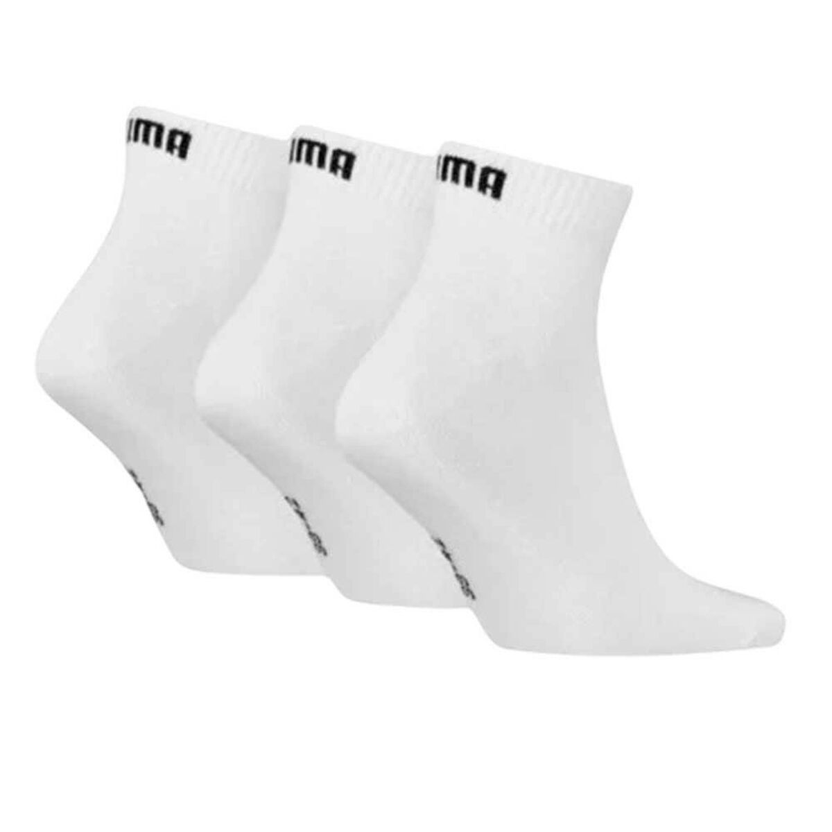 Sportstrumpor Puma QUARTER PLAIN 3P 701230337 300 Vit 3 par - 2