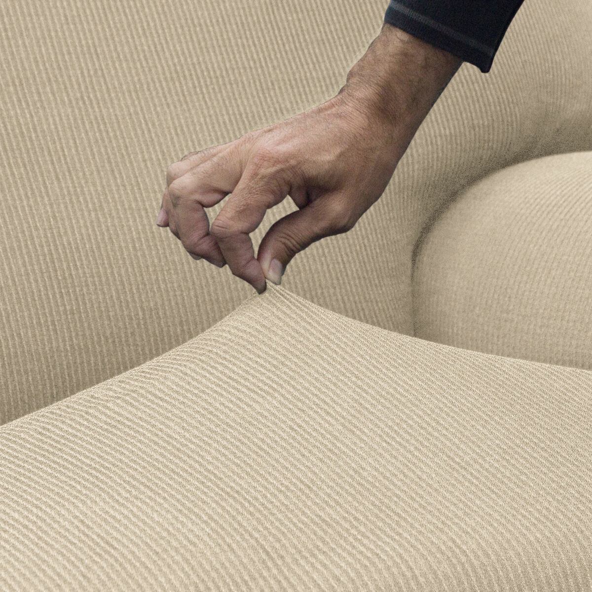 Sofföverdrag Sofakover Pocket Duo Romeo Beige 2 antal (Renoverade B) - 5