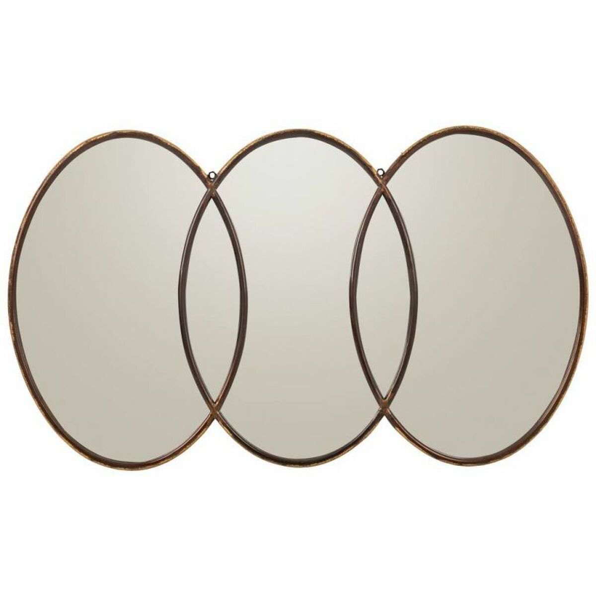 Väggspegel Alexandra House Living Gyllene Glas Järn 3 x 60 x 103 cm - 3