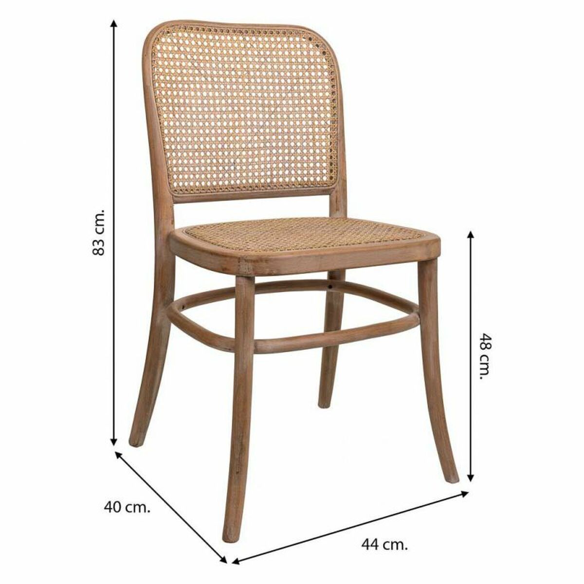 Matsalsstol Alexandra House Living Brun 40 x 83 x 44 cm - 6