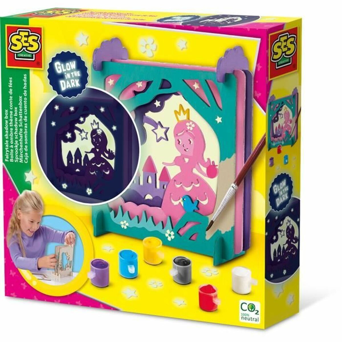 Ritningsset SES Creative glows in the dark
