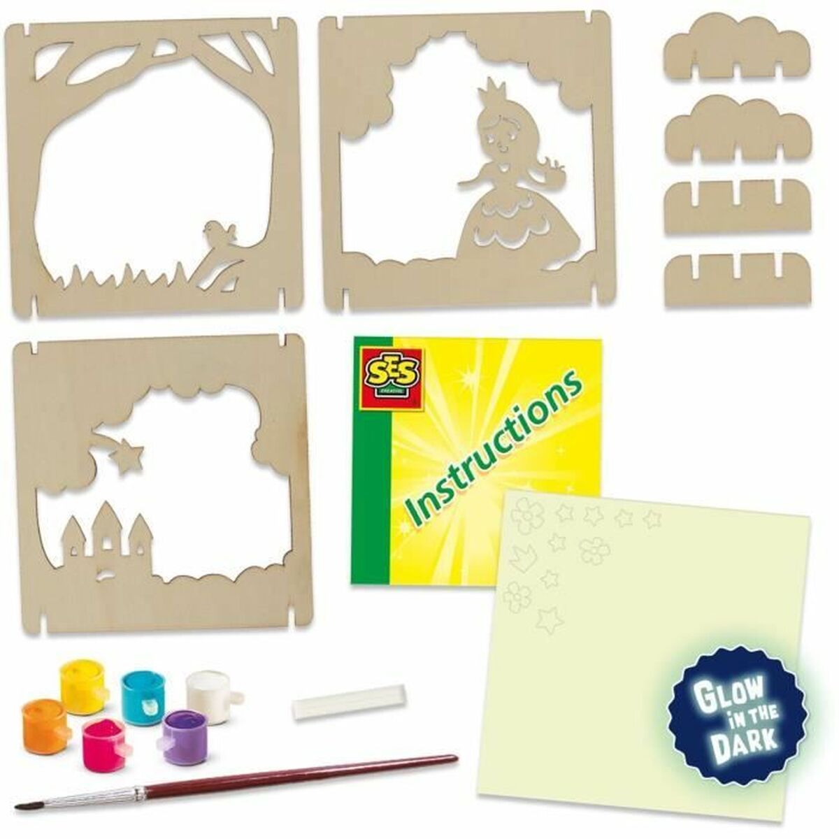Ritningsset SES Creative glows in the dark - 5