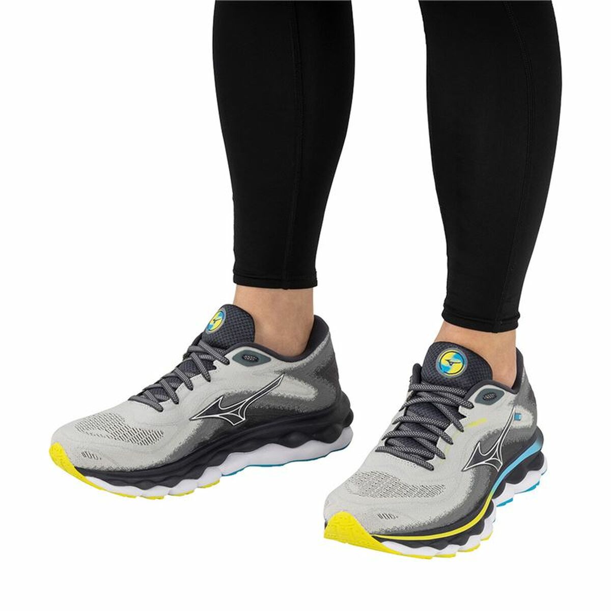 Löparskor, Vuxna Mizuno Wave Sky 7 Svart Grå - 7