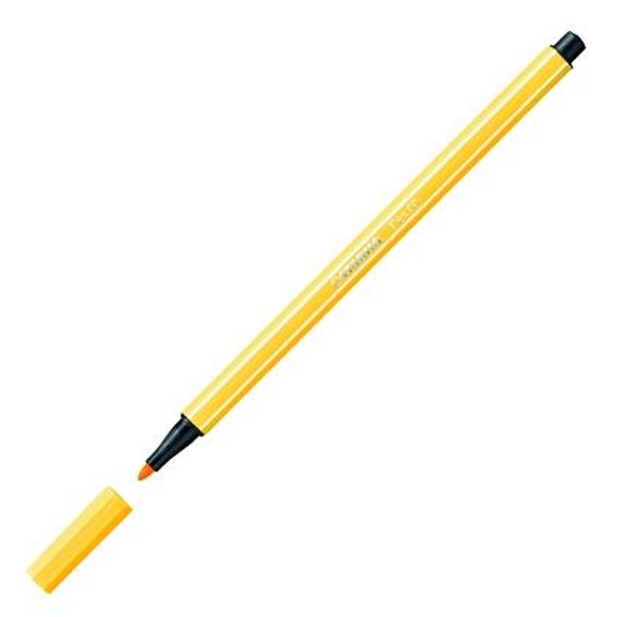 Tuschpennor Stabilo Pen 68 Gul (10 Delar) - 4