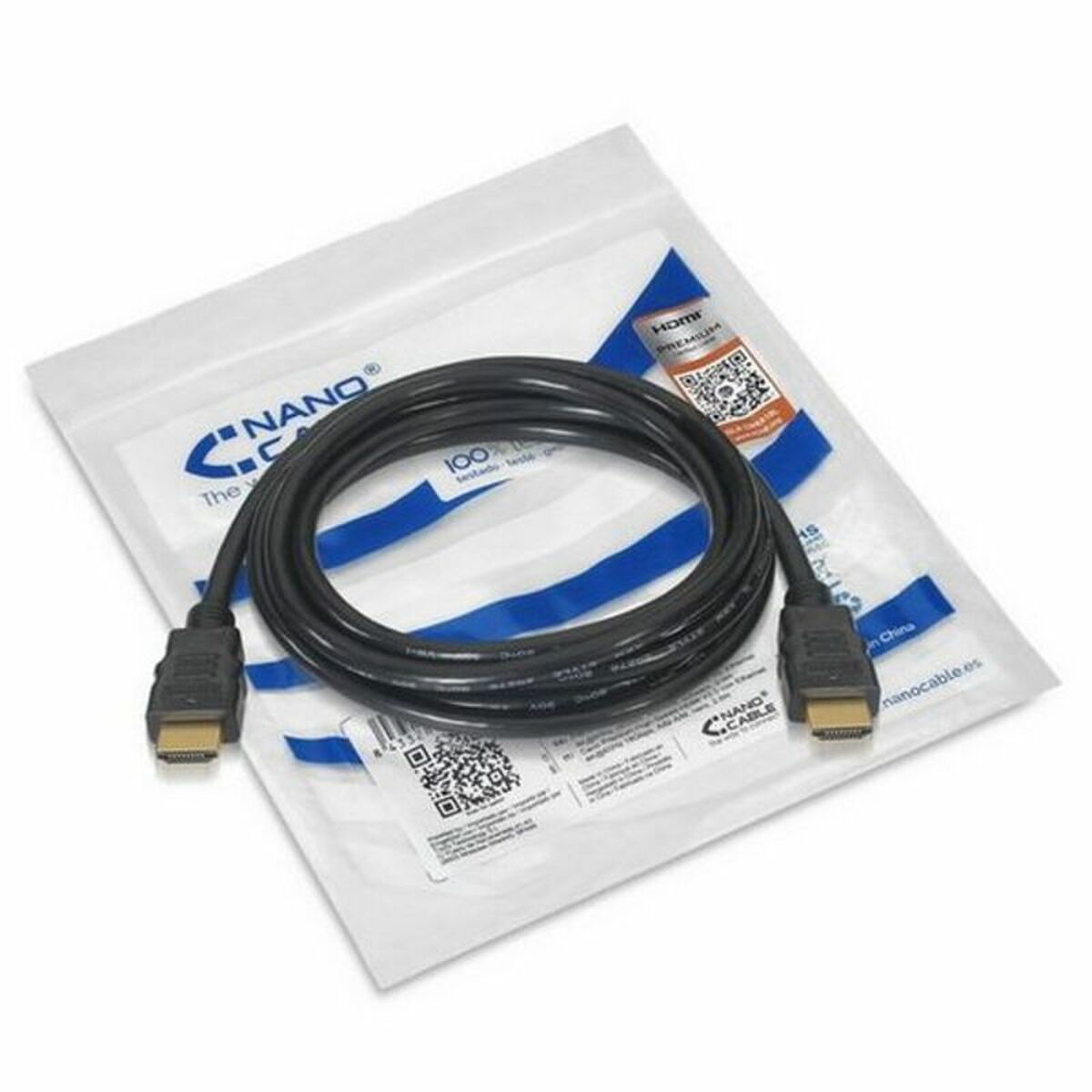 Kabel HDMI NANOCABLE 10.15.3601-L150 Svart 1,5 m - 3