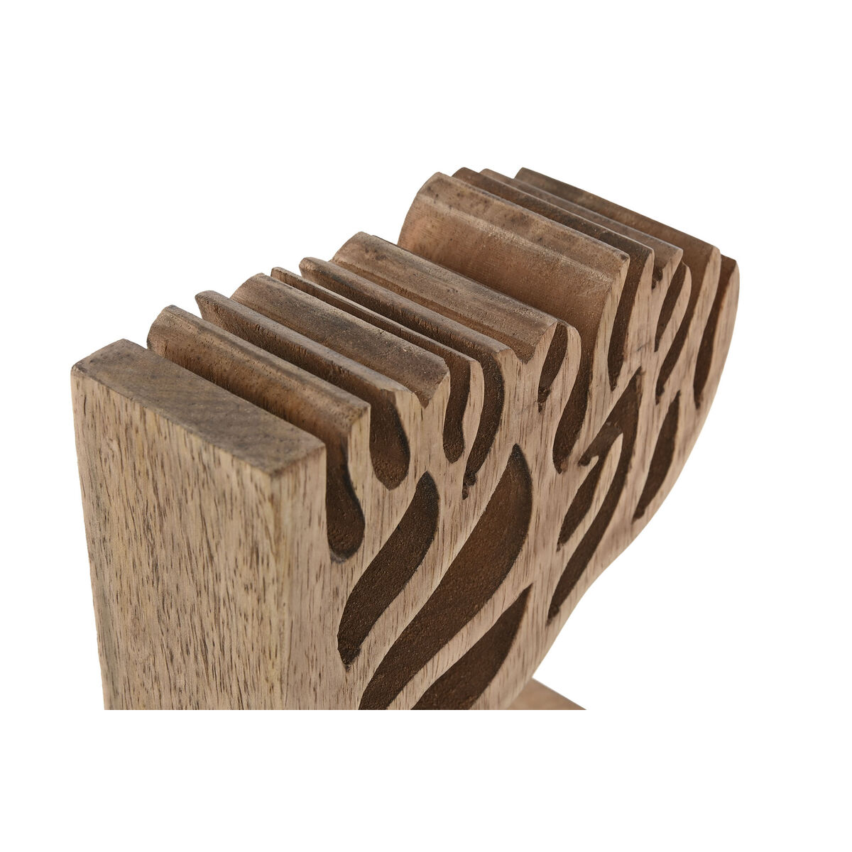 Könyvtámasz Home ESPRIT Naturell Mangoträ Livets träd 25 x 5 x 15 cm - 4
