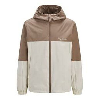 Träningsjacka Jack & Jones JORVESTERBRO HOOD JACKET 12272898 Brun