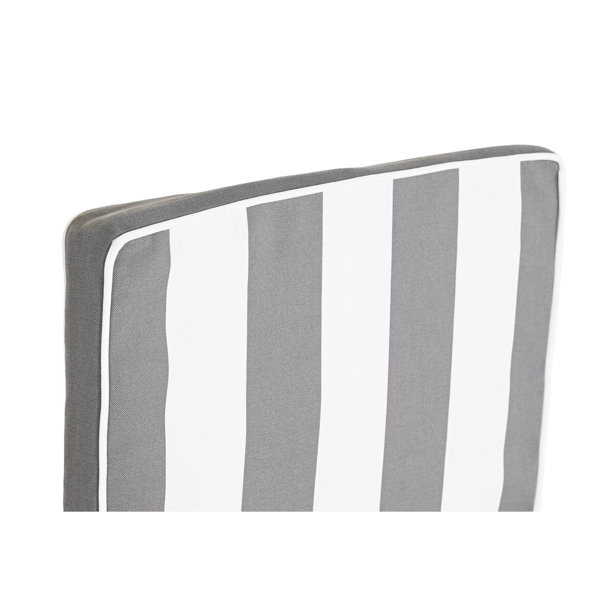 Stolsdyna DKD Home Decor Grå Vit (42 x 4 x 115 cm) - 8
