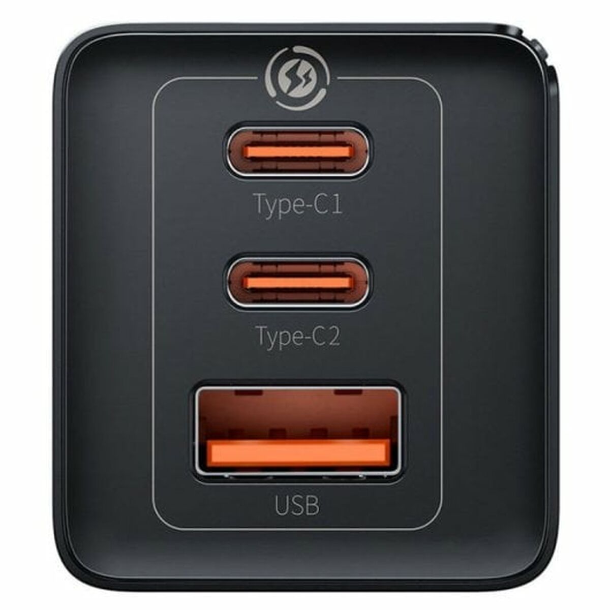 Väggladdare Baseus GaN5 Pro 3 65 W Svart (1 antal) - 5