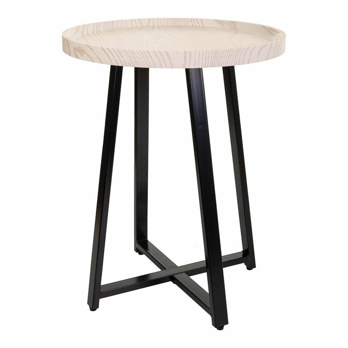 Soffbord Alexandra House Living Vit Järn Trä MDF 45 x 57 x 45 cm