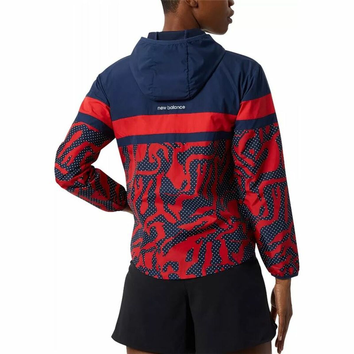 Sportjacka, Dam New Balance Printed Accelerate Blå - 2