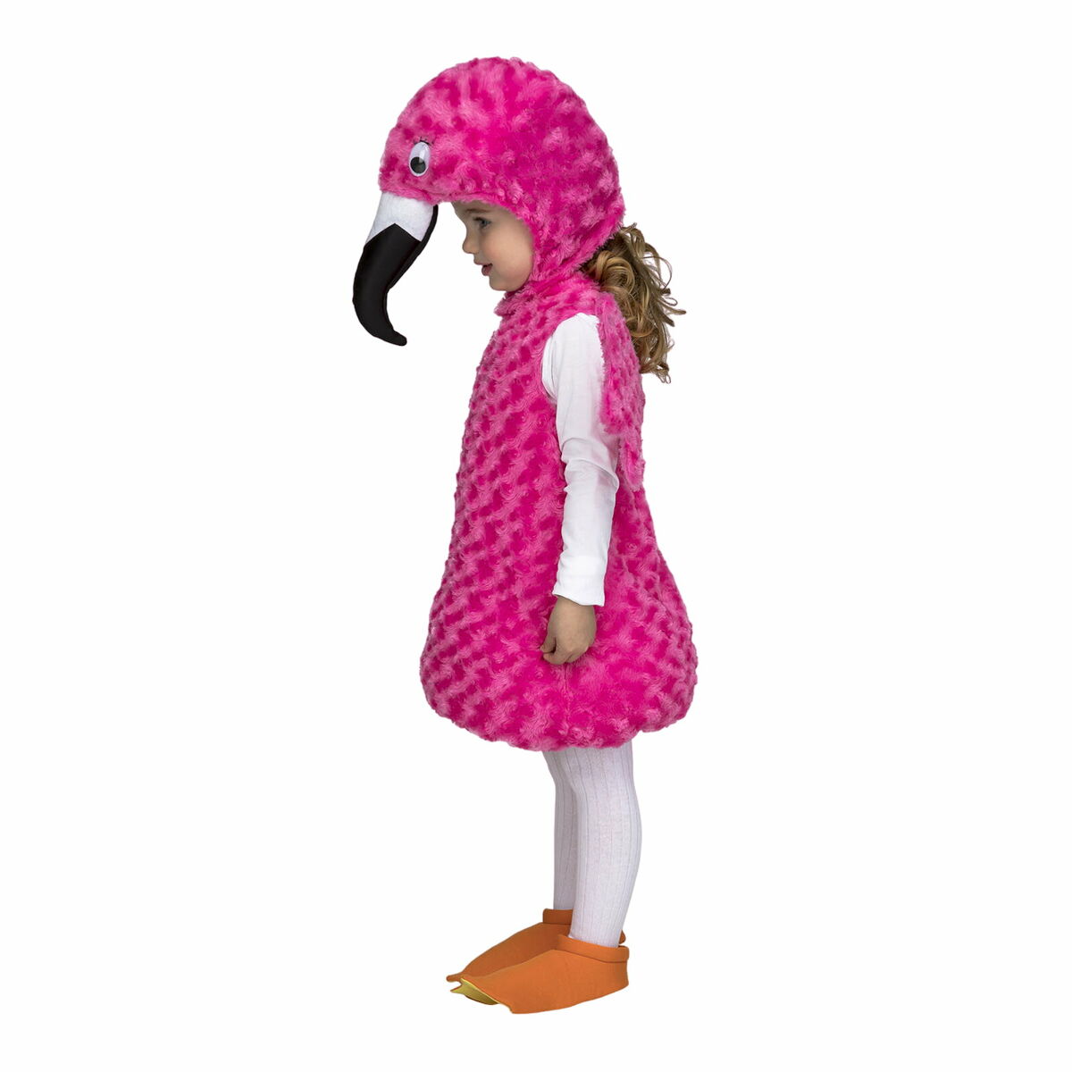 Maskeraddräkt för barn My Other Me Rosa flamingo Rosa (4 Delar) - 5