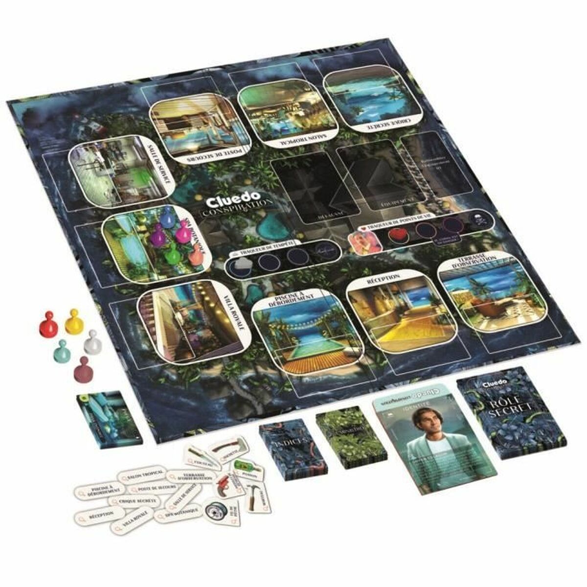 Sällskapsspel Cluedo Conspiration (FR) - 8