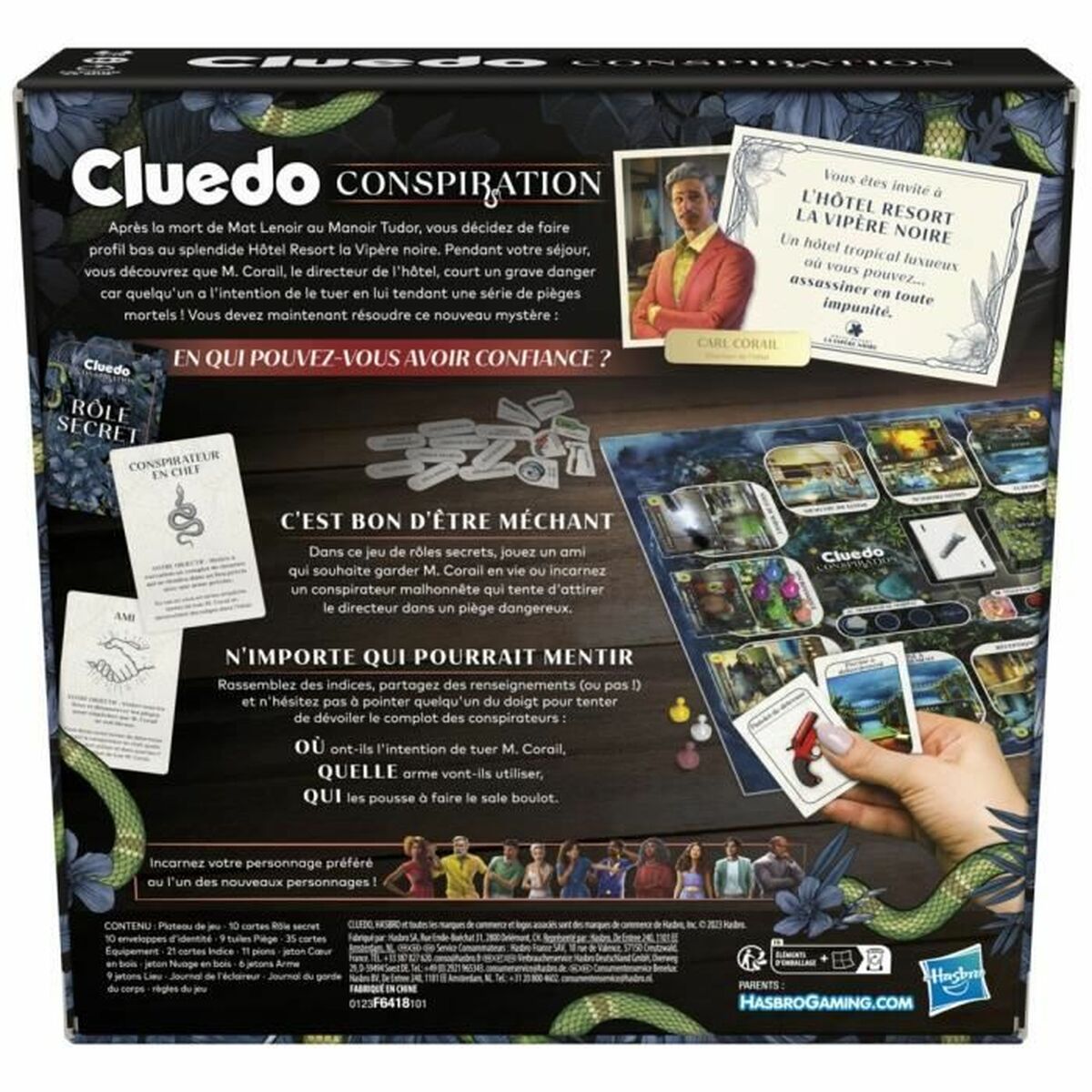 Sällskapsspel Cluedo Conspiration (FR) - 3