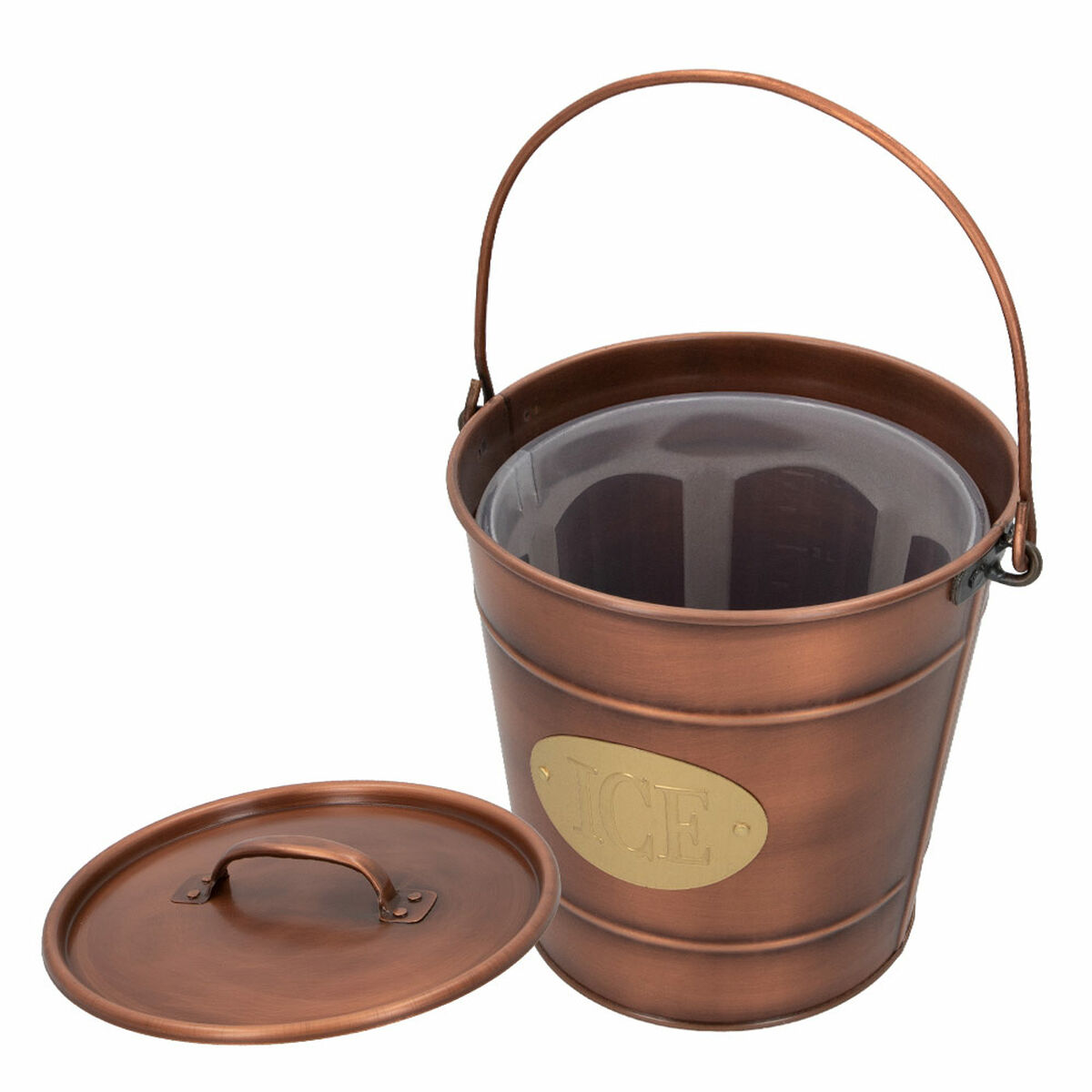 Ishink Aktive Ice Koppar Galvaniserat stål 5 L 26,5 x 25,5 x 23,5 cm (6 antal) - 3